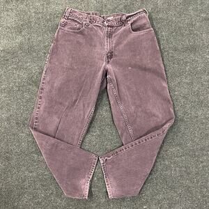 Vintage Levis 560 Jeans Mens 36x30 Black Loose Tapered Leg Denim